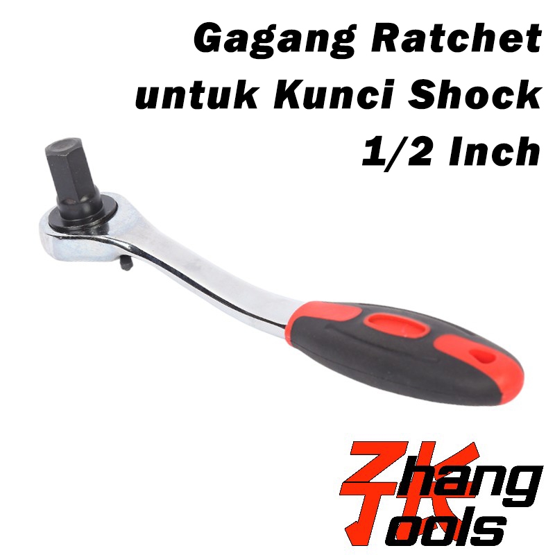 PrimeTrison Gagang Kunci Sock Ratchet Vanadium 1/2 Inch