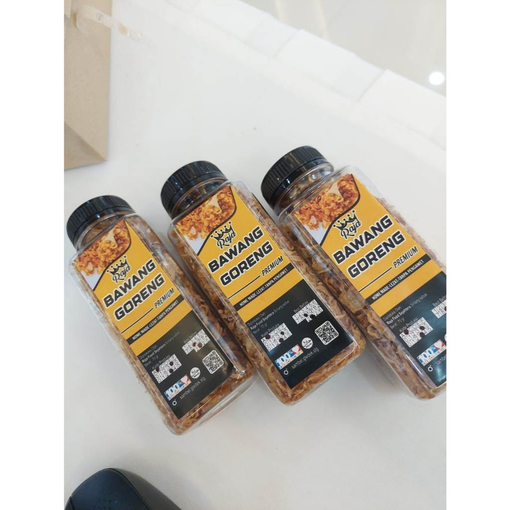 

Raja Bawang Goreng Premium Bundling 3 Botol @70gr