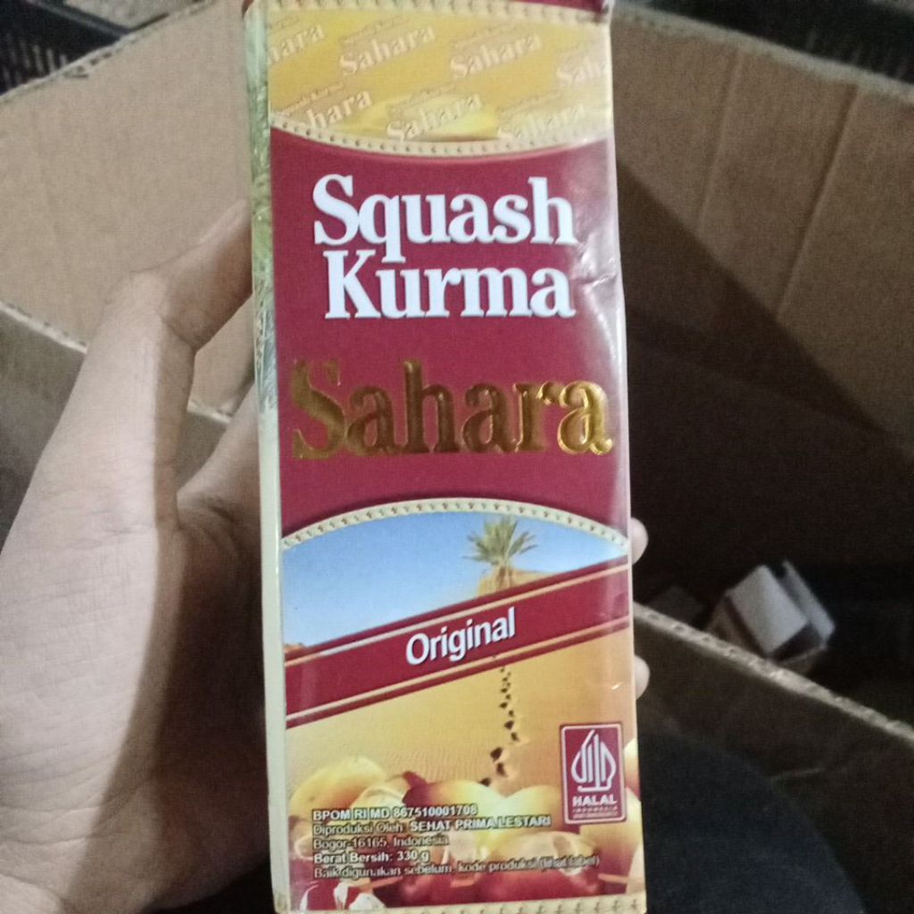 

SQUASH KURMA Sahara original sebagian tanpa dus - 330g