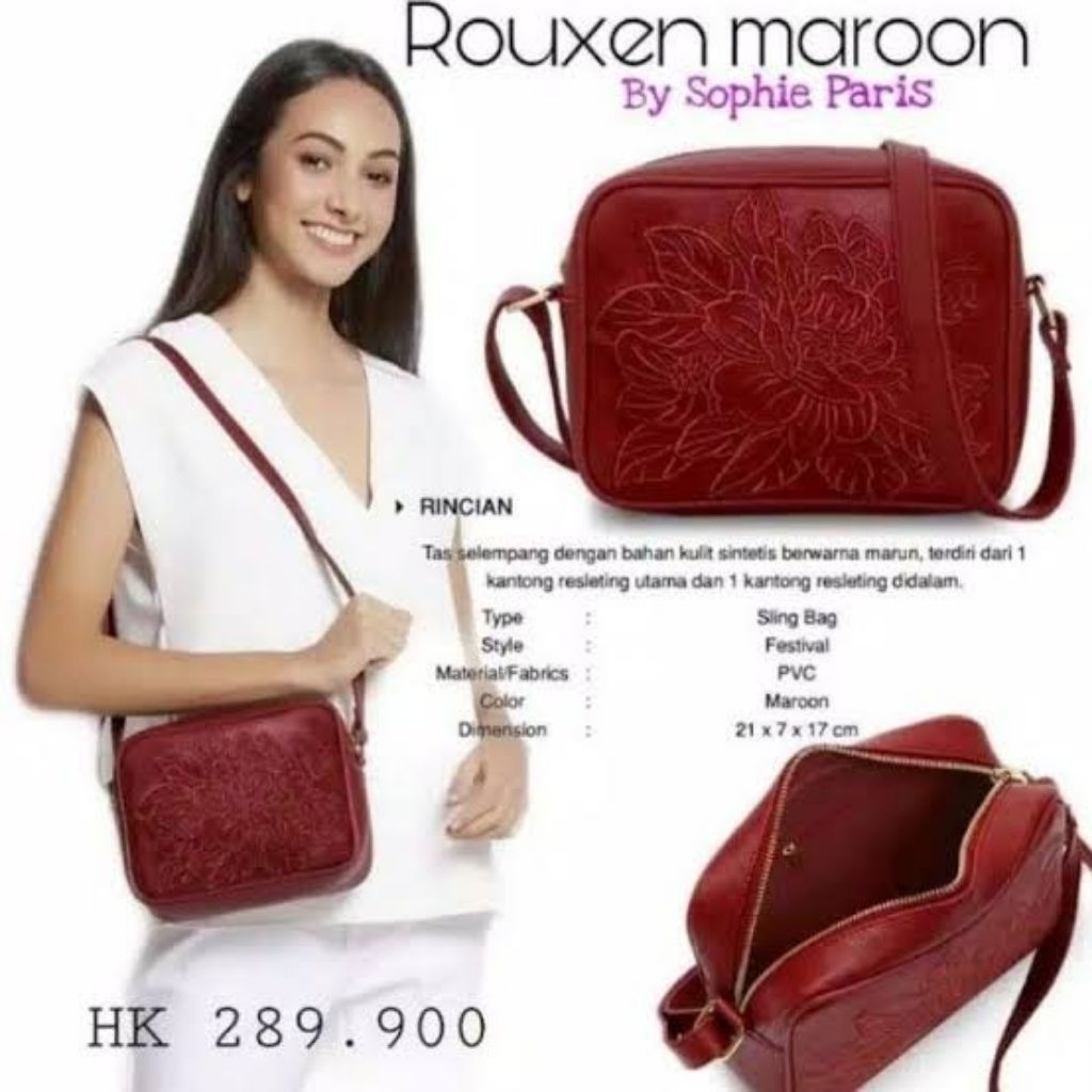 ROUXEN BAG SOPHIE PARIS TAS SLEMPANG SOPHIE MARTIN PROMO