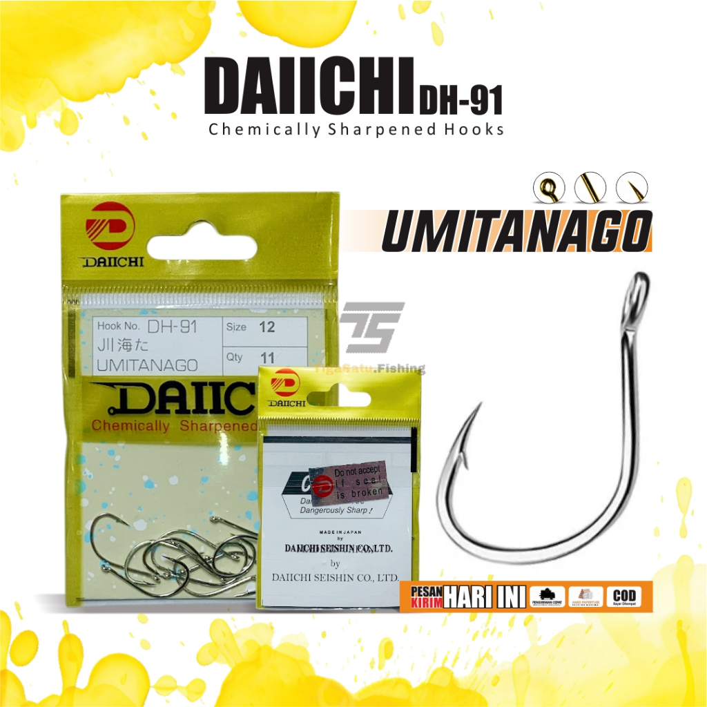 Kail Pancing Daichi Daiichi DH91 DH92 Umitanago Kieryu Mata Kail Umpan Mancing