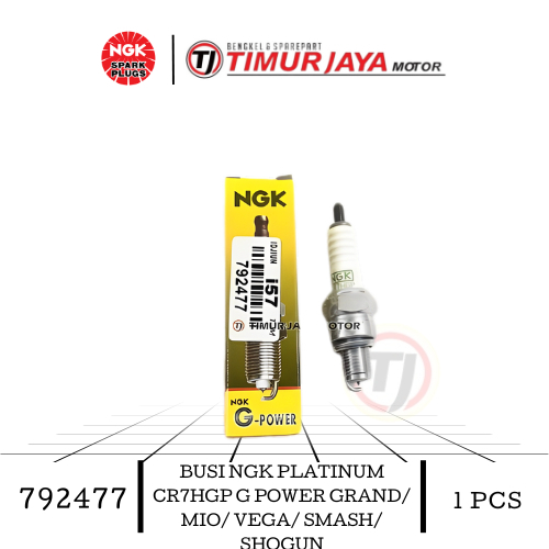 BUSI NGK PLATINUM CR7HGP G POWER GRAND MIO VEGA SMASH SHOGUN KODE 792477