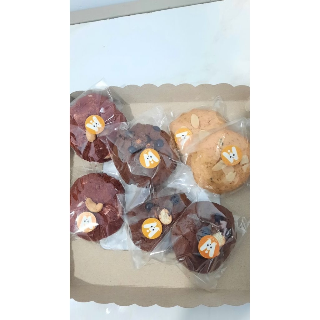 

Soft Cookies (Original, Red Velvet, Coklat) / minimal 5pcs