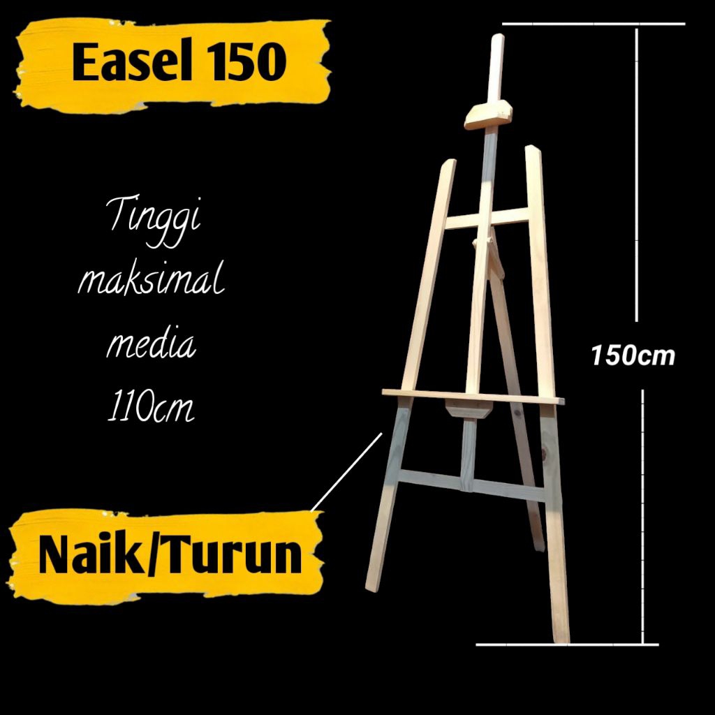 

Easel lukis serbaguna 150cm(NAIK/TURUN) DR. EASEL