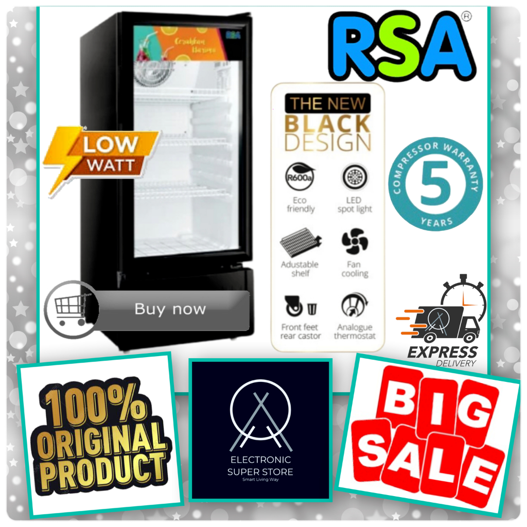 RSA SHOWCASE AGATE200 AGATE-200 AGATE 200 SUPER FAST COOLING SUPER LOW WATT CHILLER RSA SHOWCASE AGA