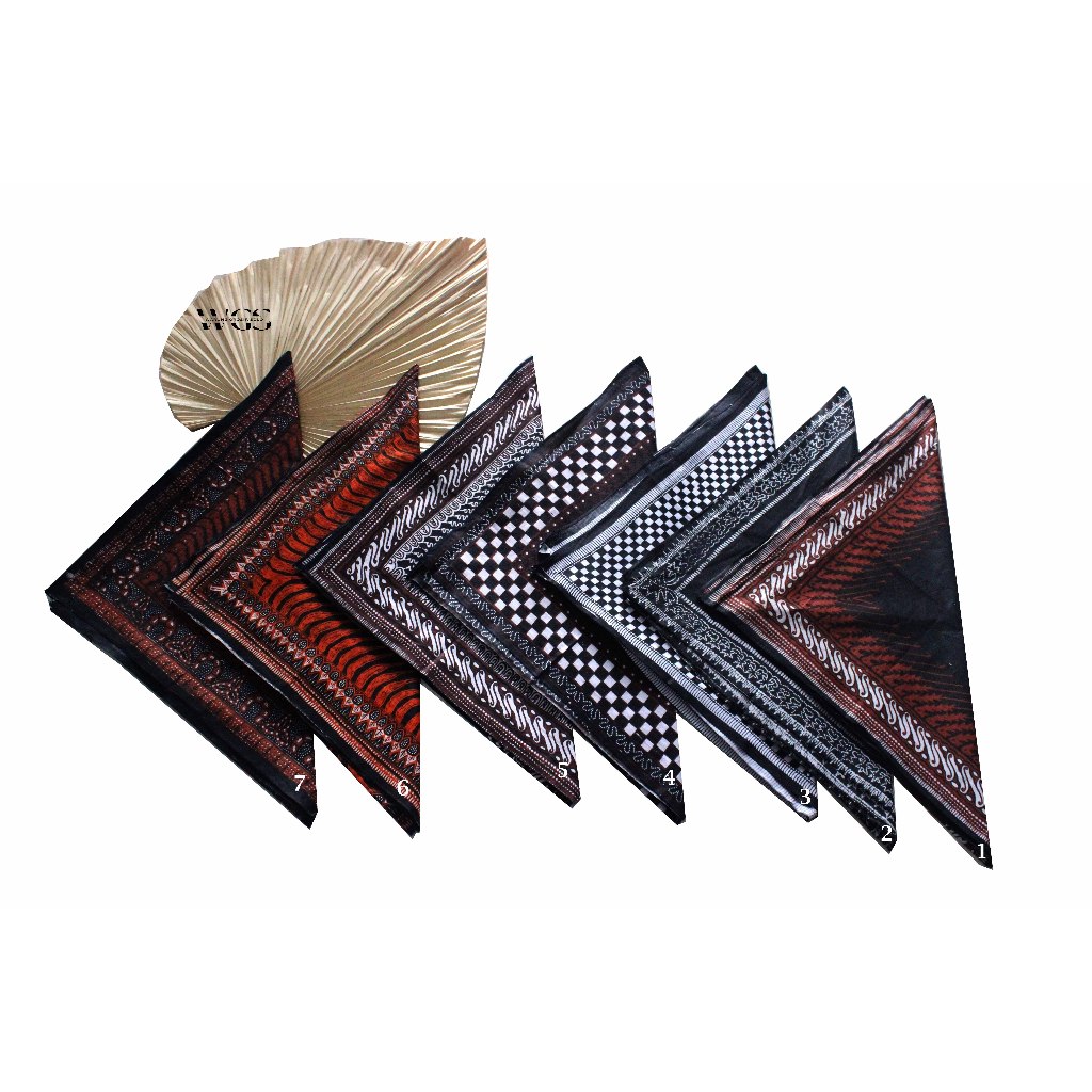 Iket Batik Segitiga Slayer Batik Jawa