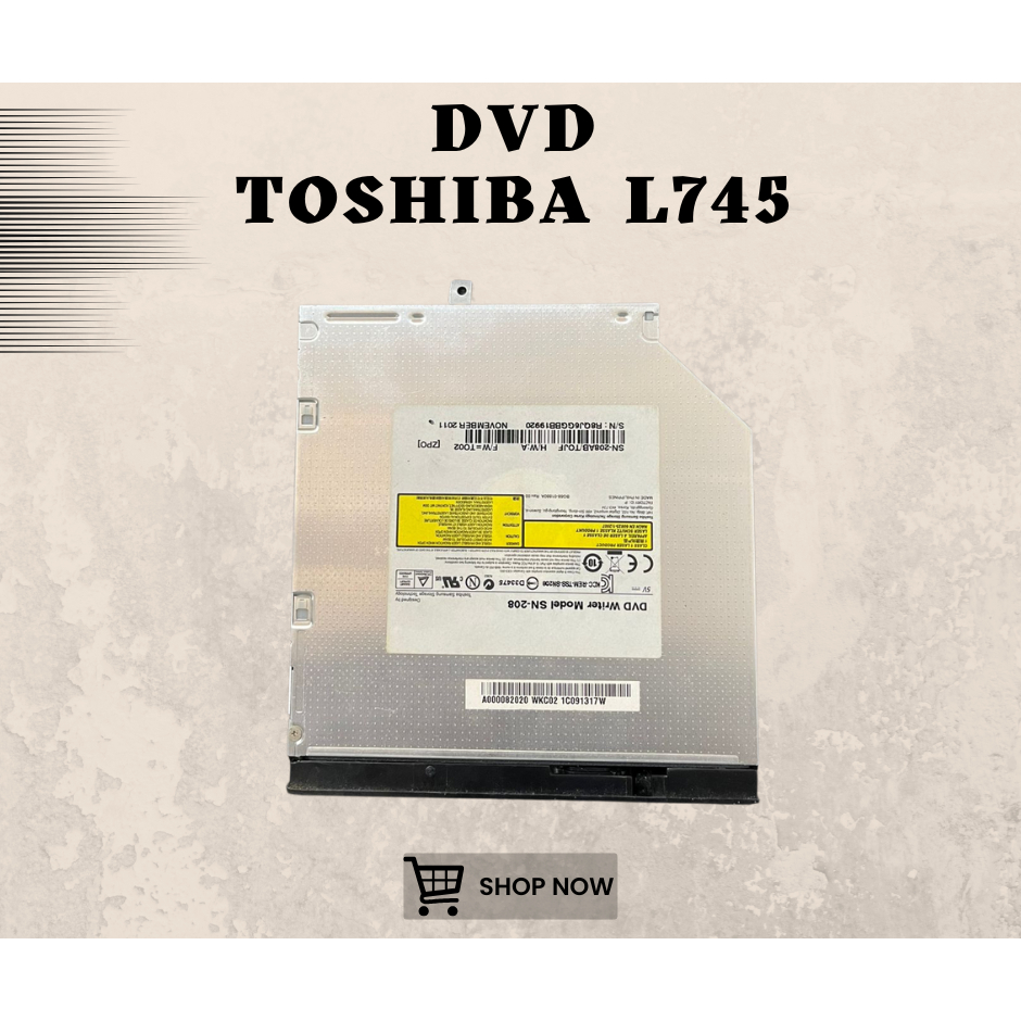 DVD LAPTOP TOSHIBA L745 SECOND