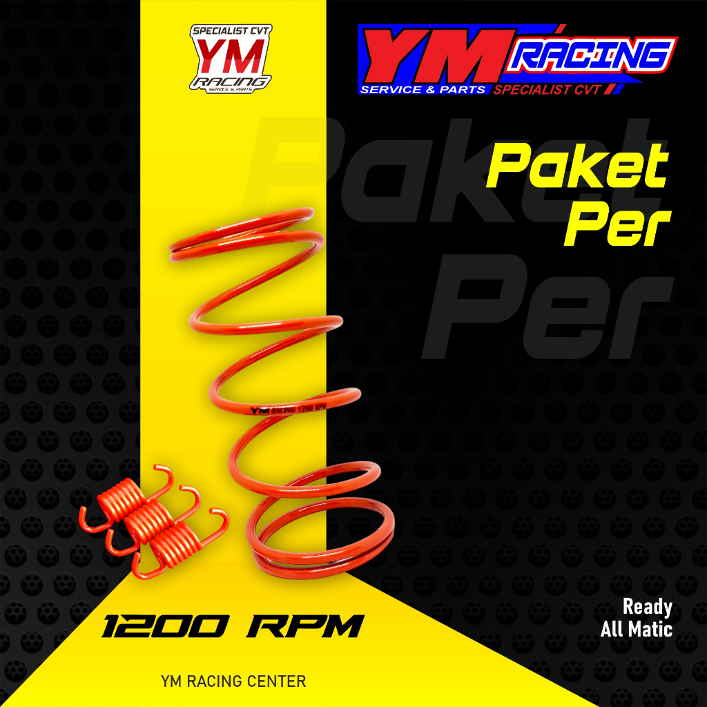 PAKET PER CVT 1200 RPM + PER CENTRI 1200 RPM | PER CVT PLUS PER CENTRI 1200 RPM UNTUK SEGALA MOTOR M