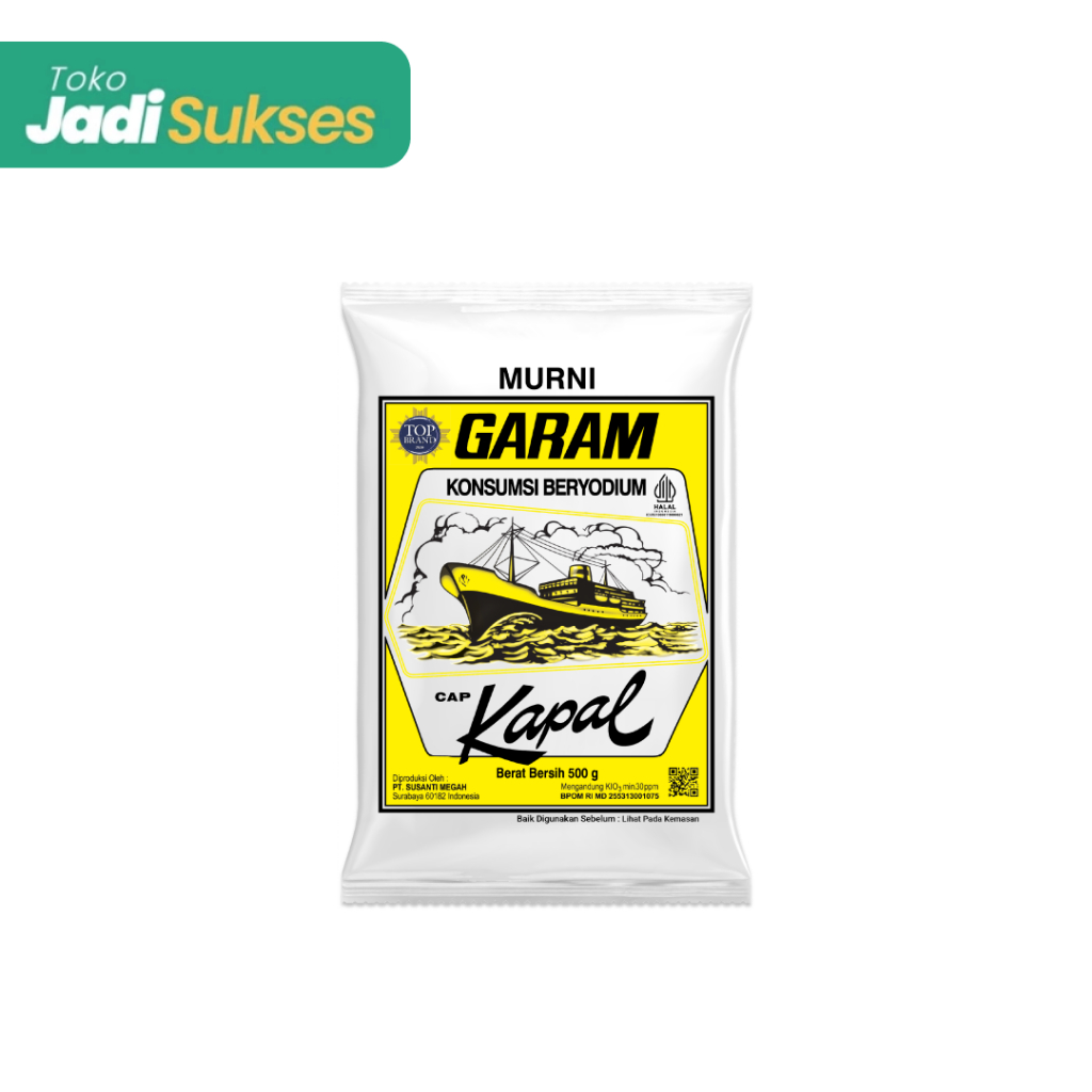 

Garam Dapur Cap Kapal 500 Gr