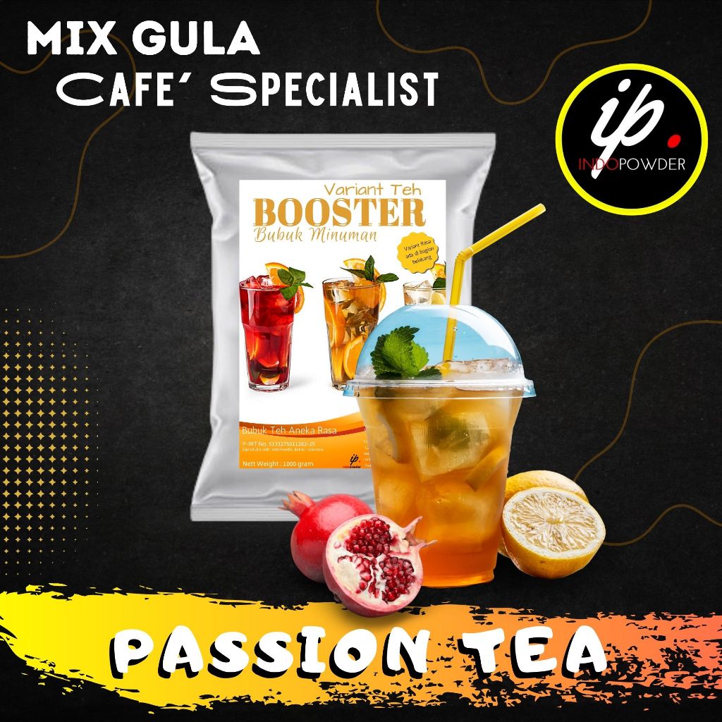 

IP Jakarta - Bubuk Minuman PASSION TEA 1Kg untuk Cafe, Waralaba, Resto dan Usaha Minuman Kekinian