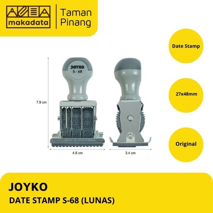 

JOYKO DATE STAMP S-68 / STEMPEL LUNAS (1 PCS)
