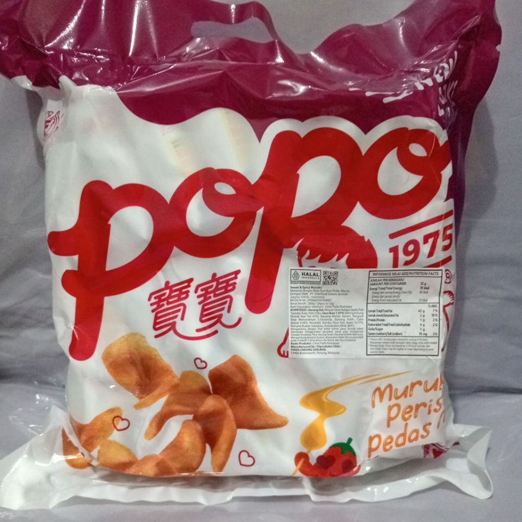 

Popo Muruku Perisa Pedas Manis Isi 24