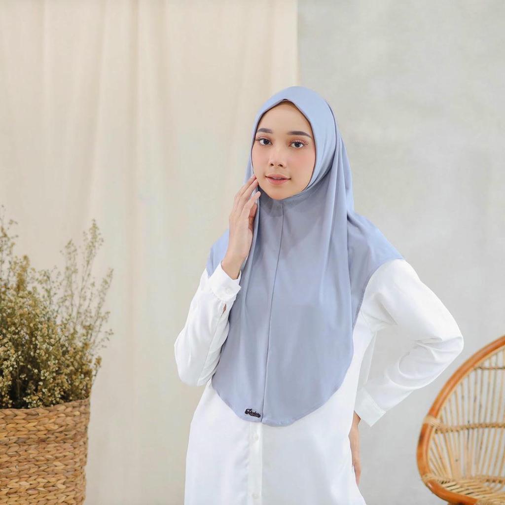 Hijab Bergo Syria Basic Zaida Jilbab Instan