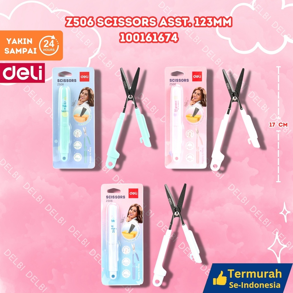 

DELI Scissors GUNTING SEKOLAH PEMOTONG KERTAS UNIK