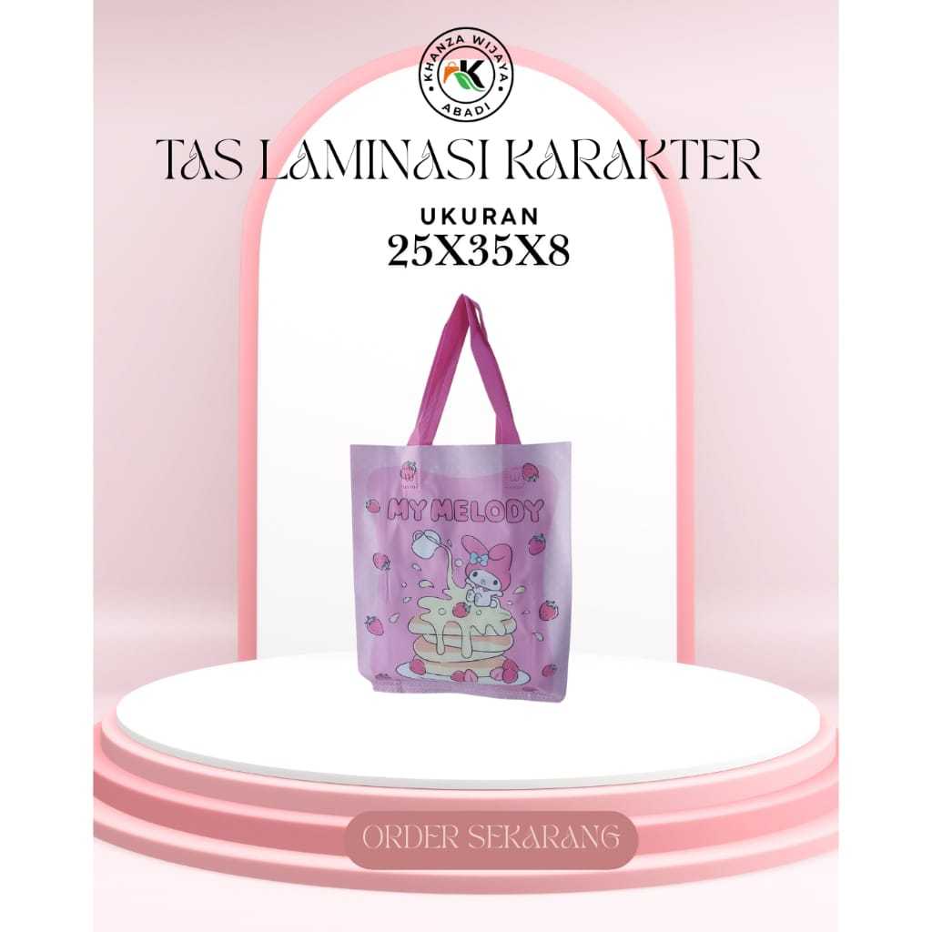 

Tas Goodiebag Ulang Tahun Anak Uk 25x35 / Tas Bos Laminasi Karakter / Harga Satuan