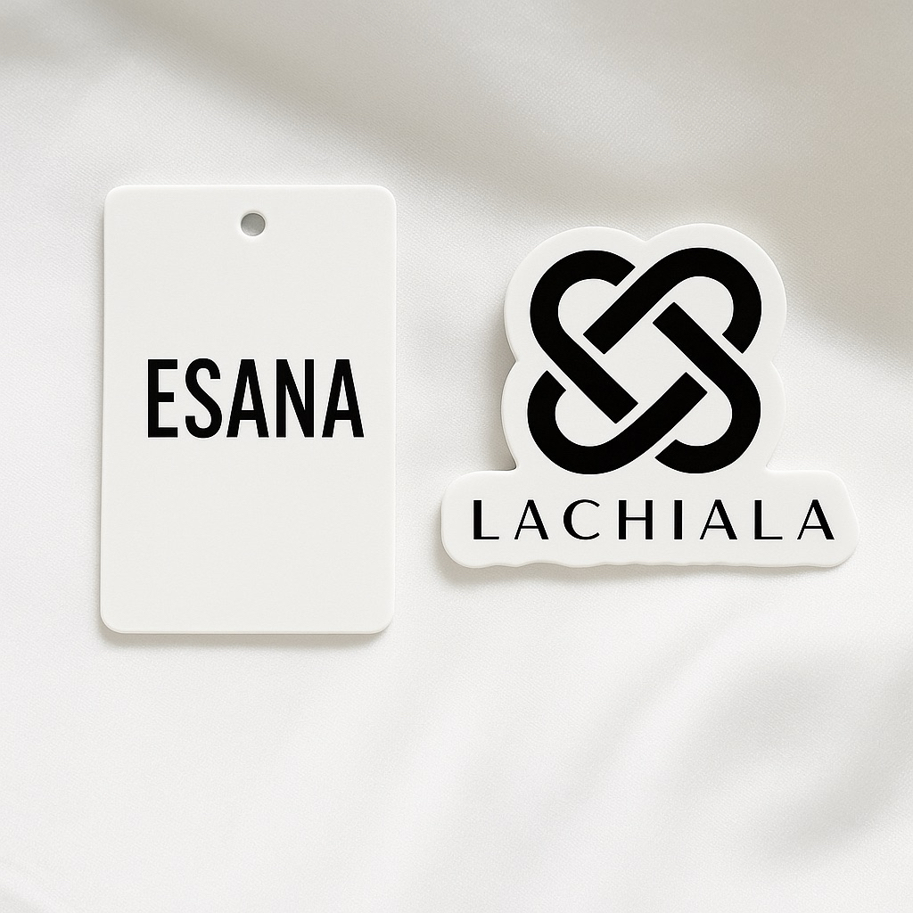 

(Free design) Label Tag Hangtag Baju hangtag tebal hangTag pakaian full color 2sisi