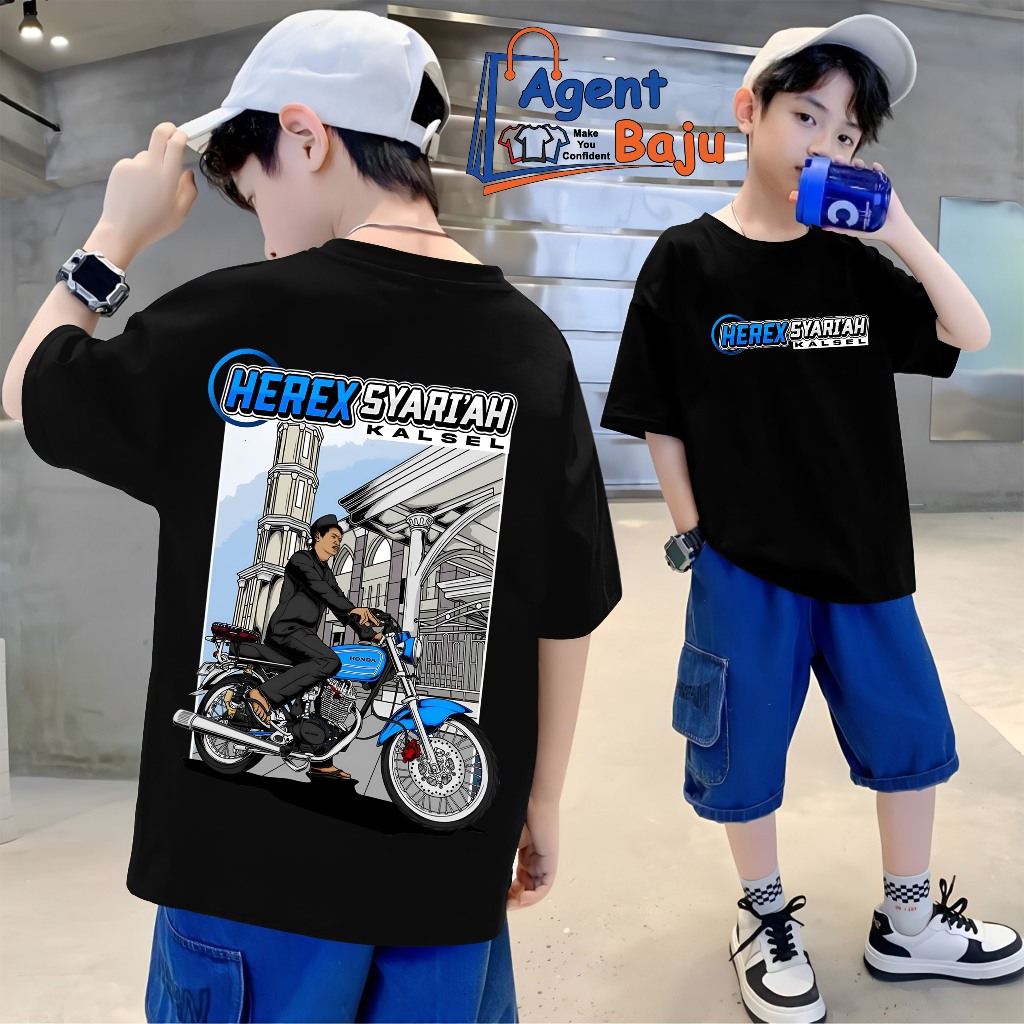 Kaos Anak Motor Kaos Herex Syariah Kalsel