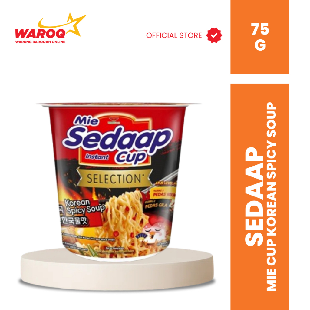 

SEDAAP MIE CUP KOREAN SPICY SOUP 75GR (DUS)