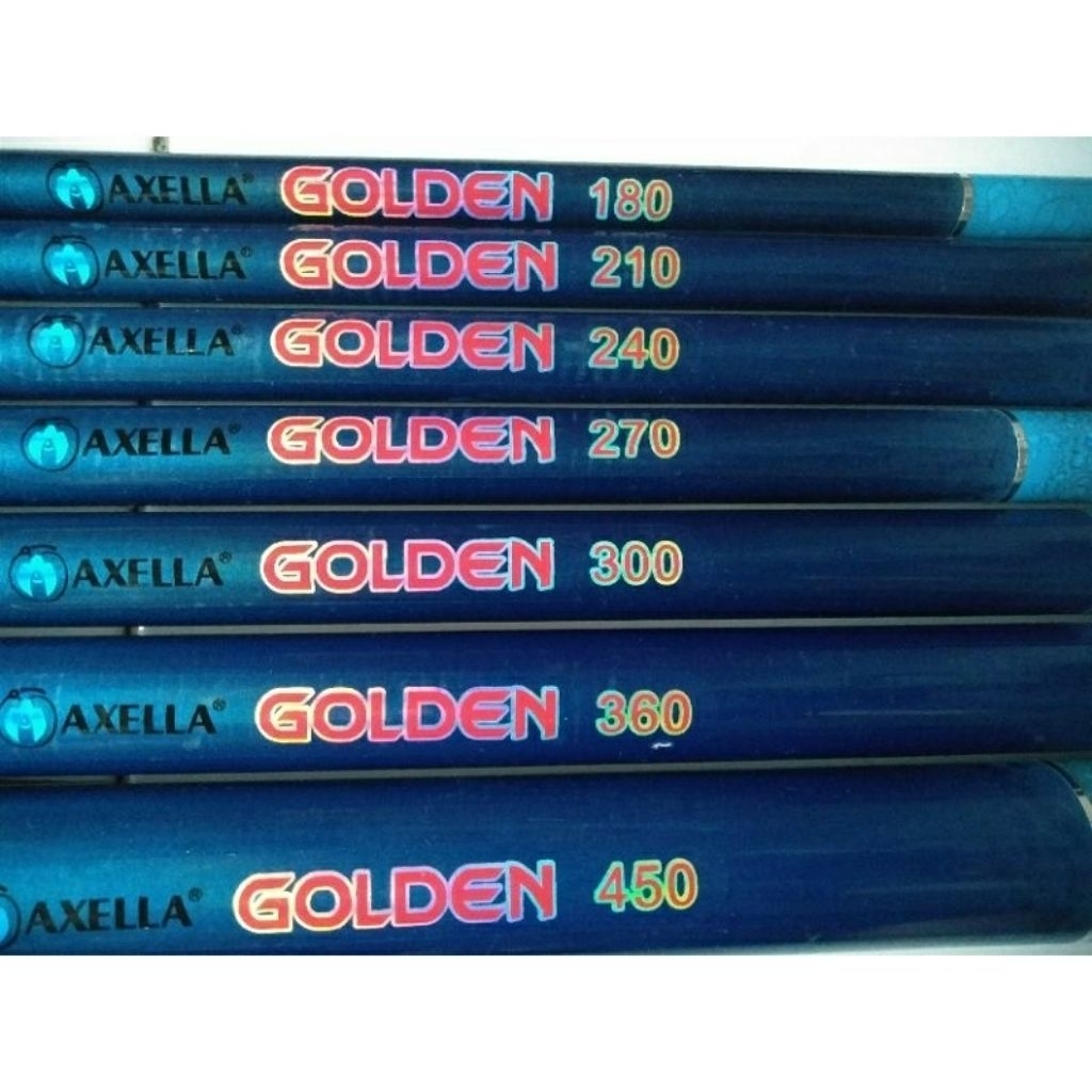 Tegek Axella Golden/Joran Pancing Tegek Ruas Pendek 40cm