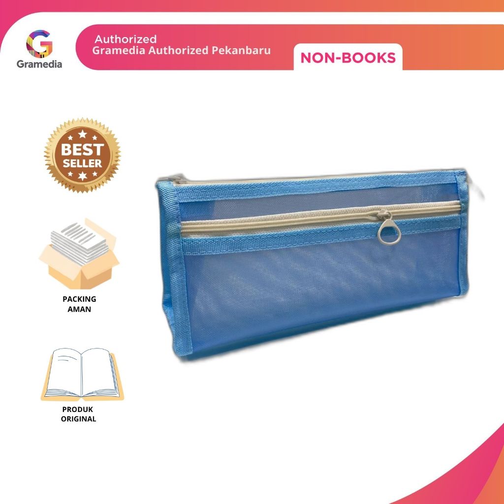 

Gramedia Pekanbaru - ESTUDEE PENCASE TRIANGLE DOUBLE LAYER BLUE ES-PC6223