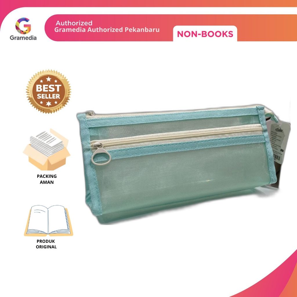 

Gramedia Pekanbaru - ESTUDEE PENCASE TRIANGLE DOUBLE LAYER GREEN ES-PC6223