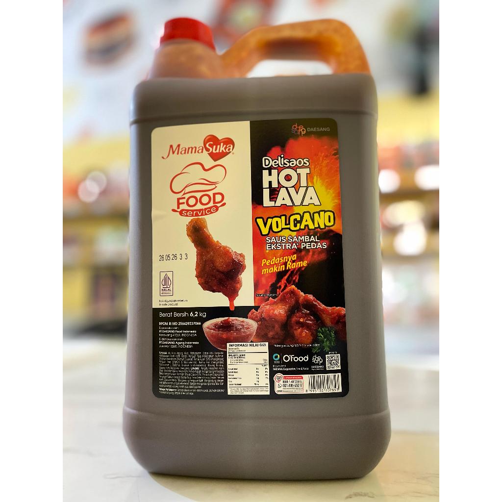 

Mama Suka Saos Hot Volcano 6,2kg Galon