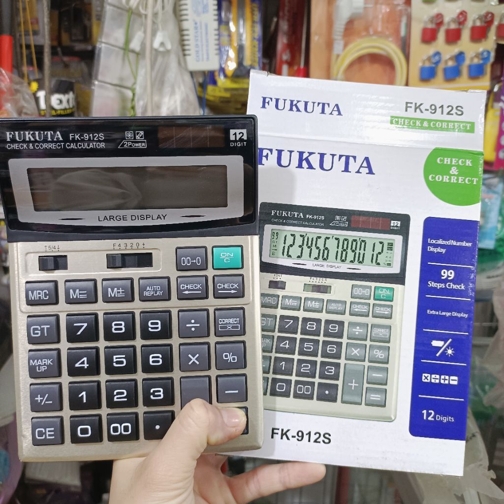 

Kalkulator/Calculator 12 Digits Fukuta Fk-912S