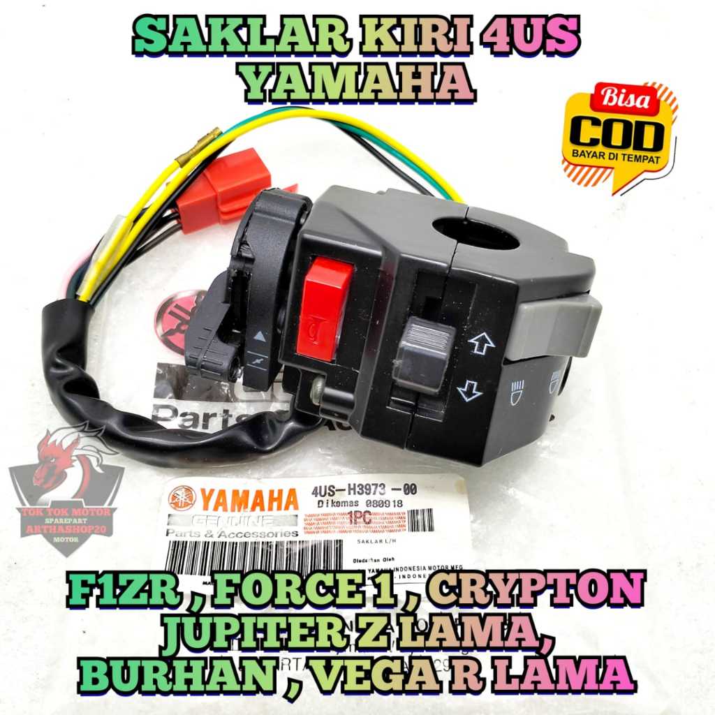 SAKLAR KIRI 4US Motor YAMAHA F1ZR , FORCE 1 , JUPITER LAMA , Jupiter Z BURHAN , Jupiter z lama , Veg