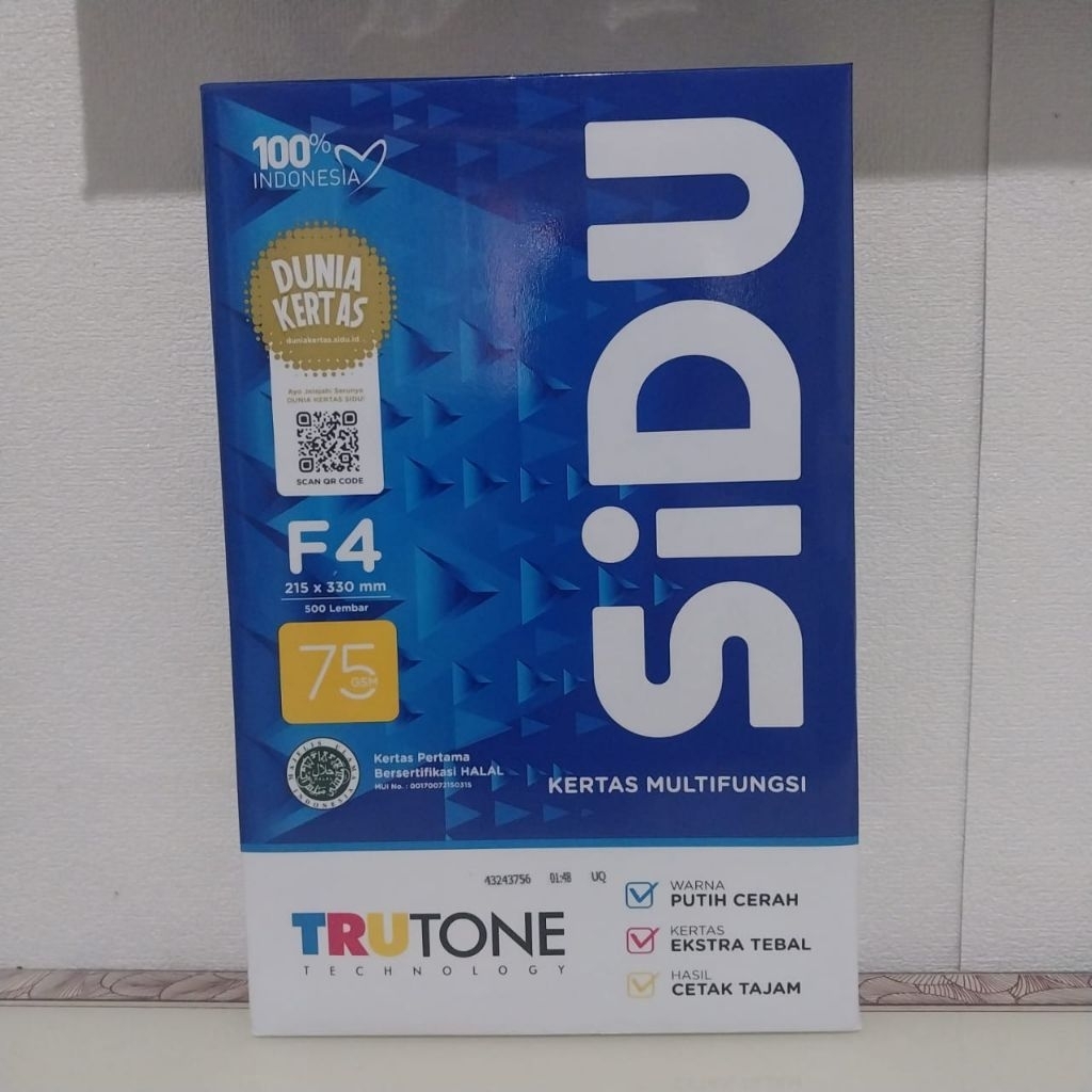 

Kertas HVS SIDU F4 75gsm