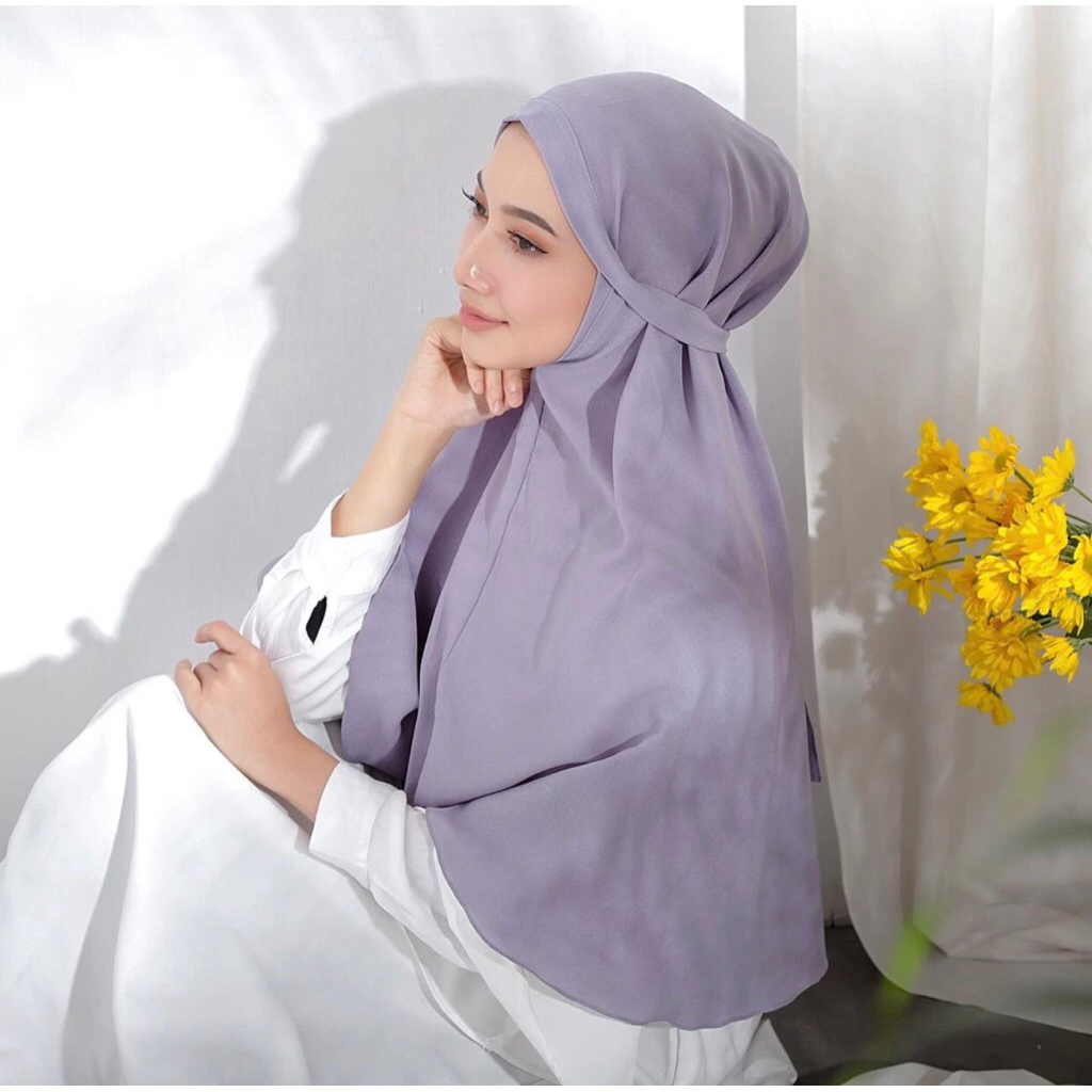 HIJAB KHIMAR KHADIJAH/HIJAB INSTANT/JILBAB SYAR’I/KERUDUNG LANGSUNG