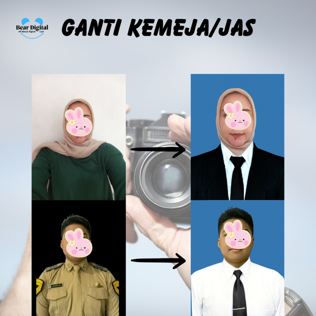 KILAT Edit foto / Edit Pas Foto / Edit Background / Edit Baju Jas / Album Foto / Edit Jilbab / Edit 