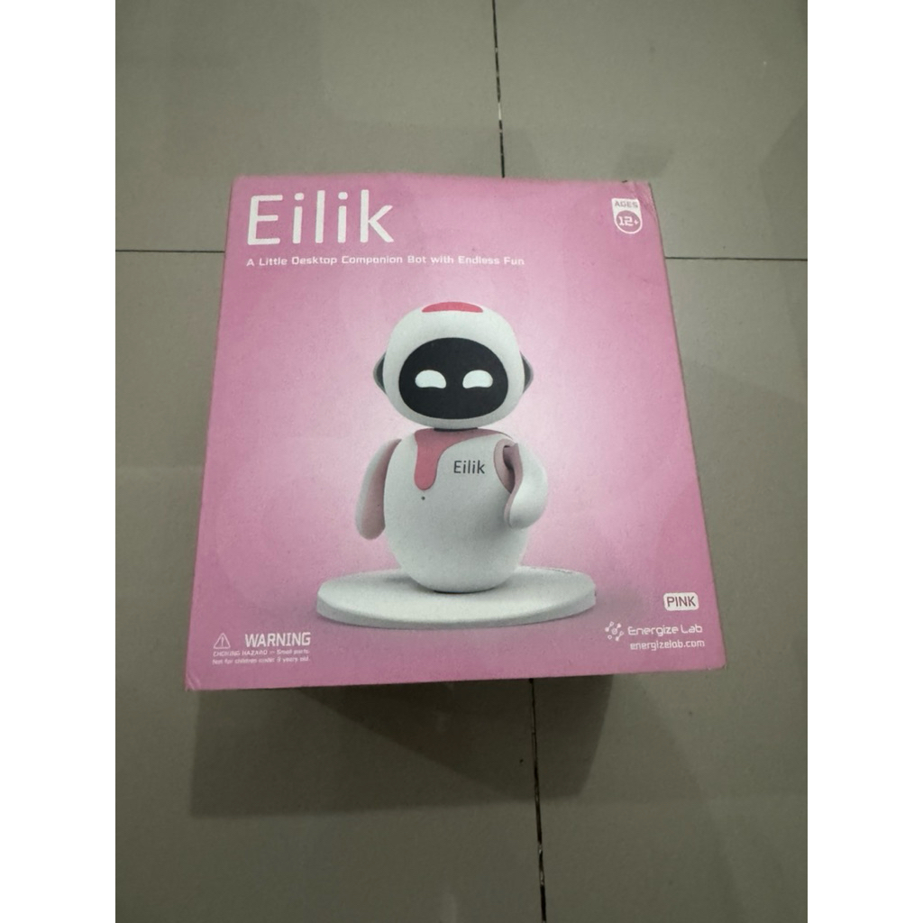 robot eilik pink second like new