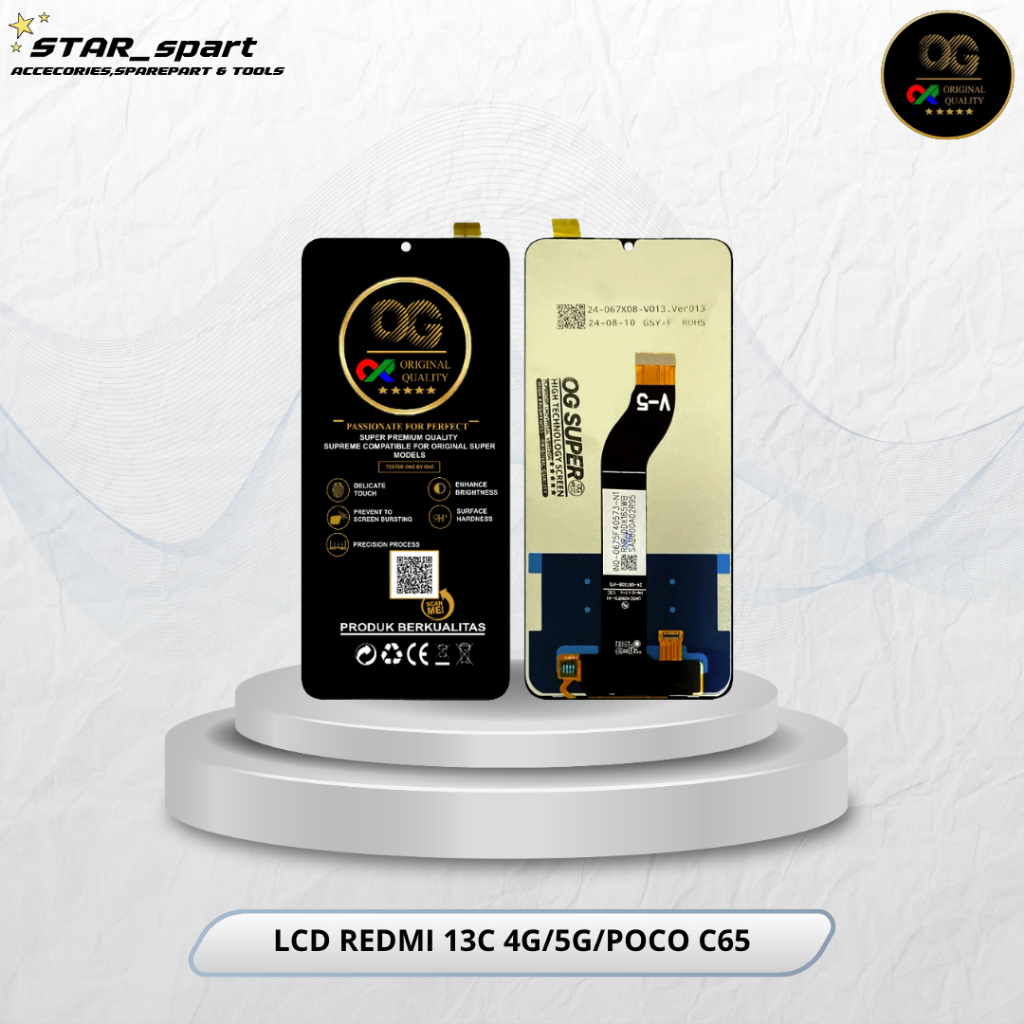 LCD REDMI 13C BLACK OG SUPER/LCD OG/OG LCD/LCD REDMI