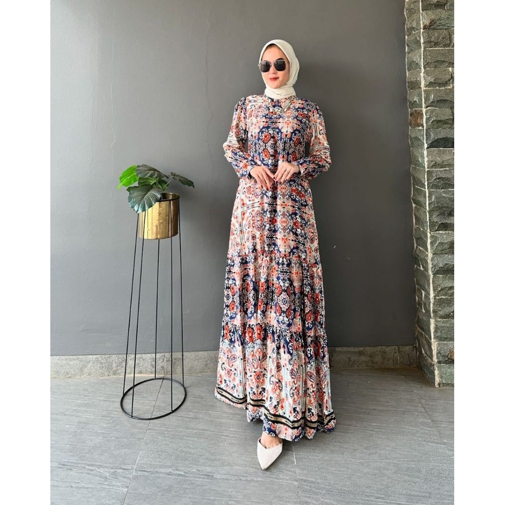 DRESS RAYON ZARA MOTIF//DRESS RAYON PREMIUM//GAMIS RAYON//GAMIS RAYON ZARA