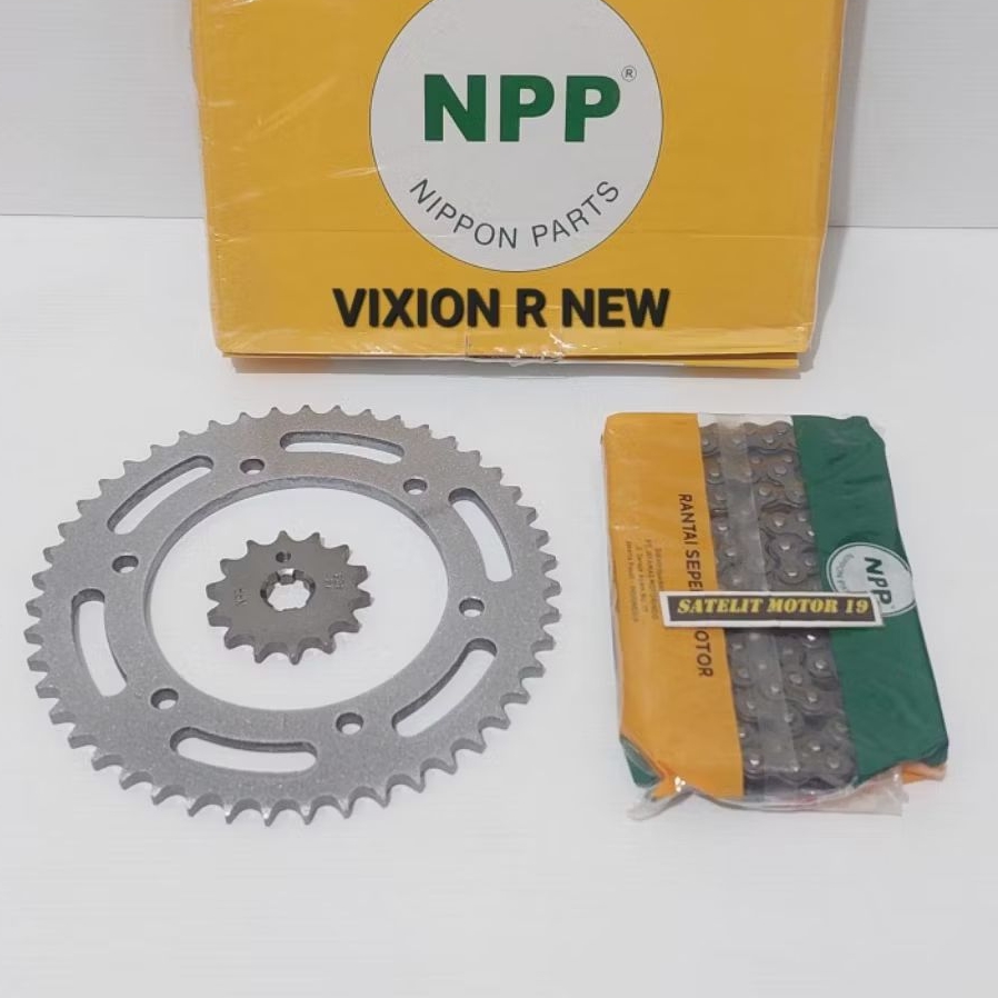 ger gear gir set paket VIXION R 155 LED 2018 R15 V3 R15 VVA XSR MT 15 47T/14T-428/128L MERK NPP