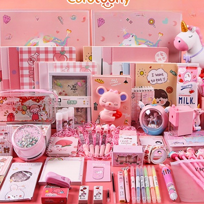 

Paket Alat Tulis Kiloan Pulpen Stiker Memo Tempel Penghapus Pensil Buku Penggaris Rautan Stationery Gunting Stapler Stationery Set Promo