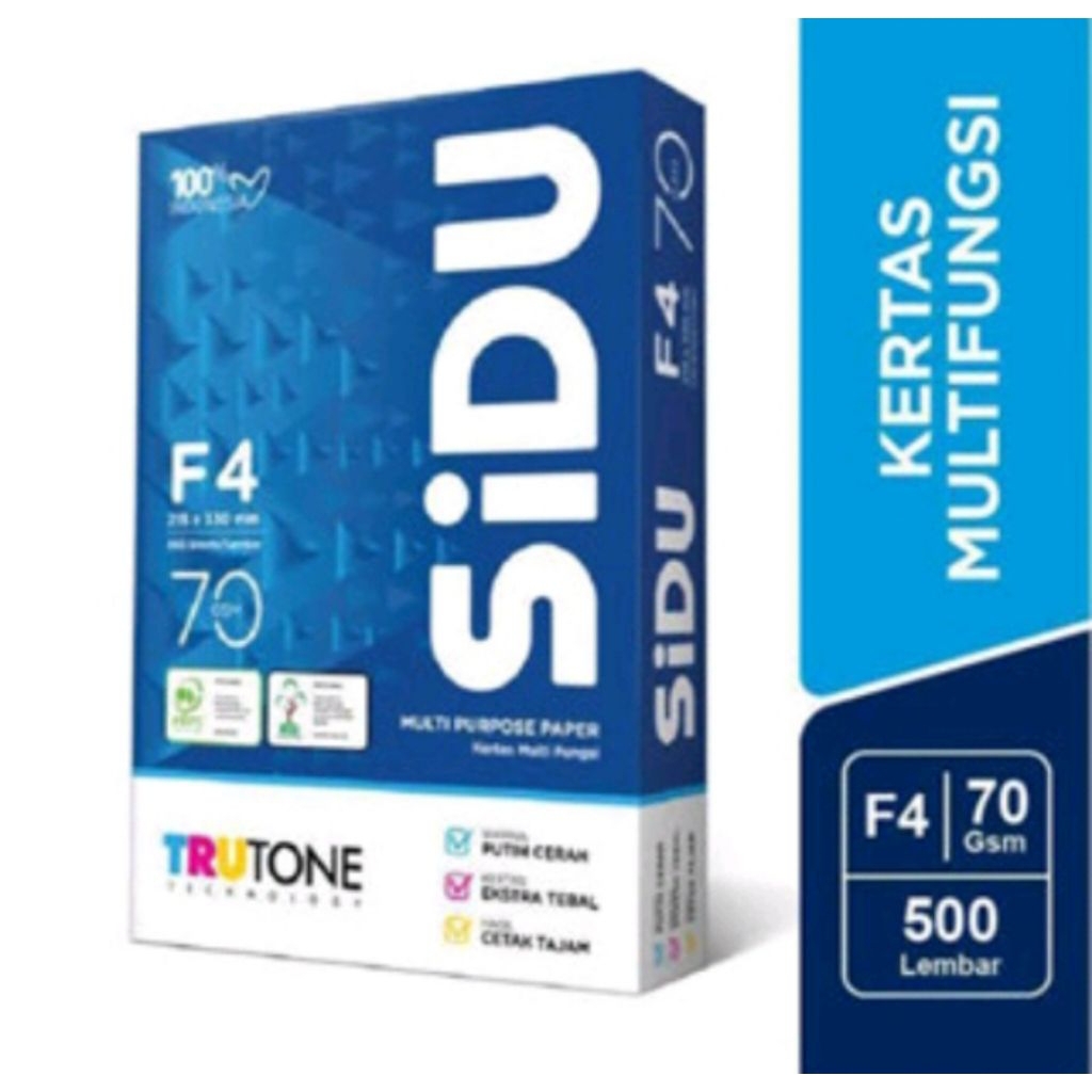 

Kertas Sidu F4 70 gr