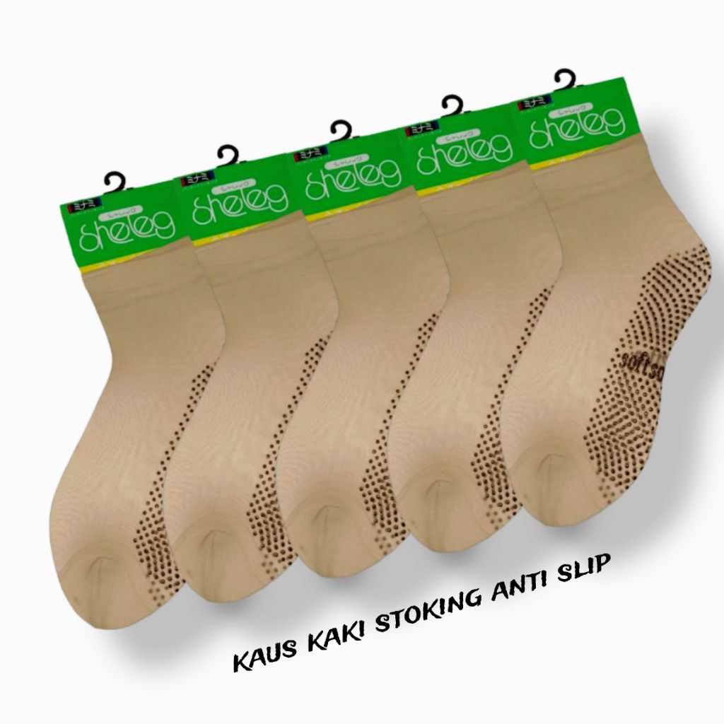 kaos kaki stoking tipis warna kulit wanita