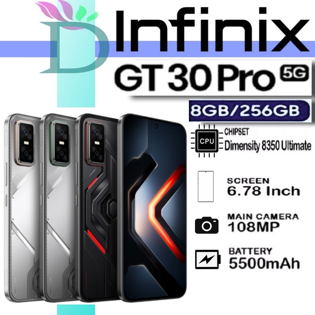 Infinix GT 30 pro 5G 12/512 GB | 8/256 | 1.5k & 144 Hz Amoled Gaming Display  | Mediatek Dimensity 8