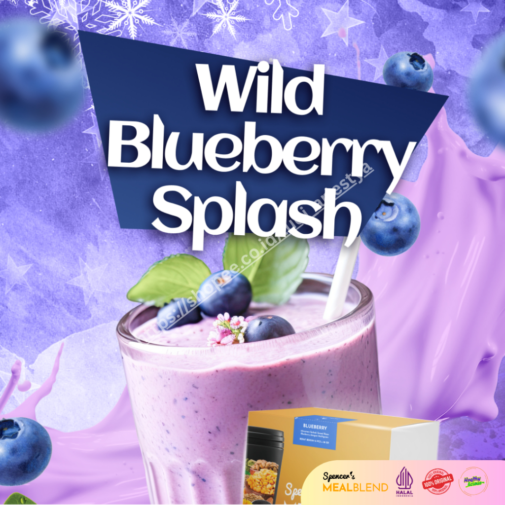 

Spencer's MealBlend - 1 Box 15 Sachet Wild Blueberry Splash