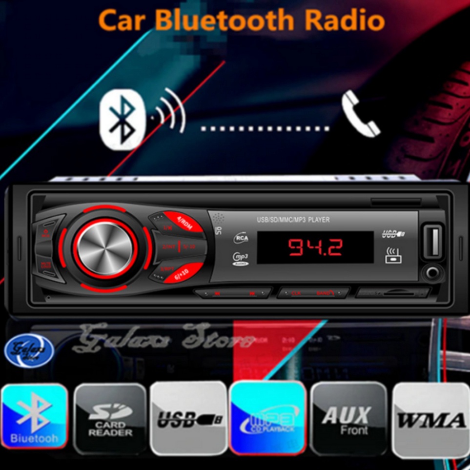 KODE V68U JAYA Taffware Tape Mobil Audio full bas multifungsi MP3 Player Bluetooth 5 6W Remote MP3S2