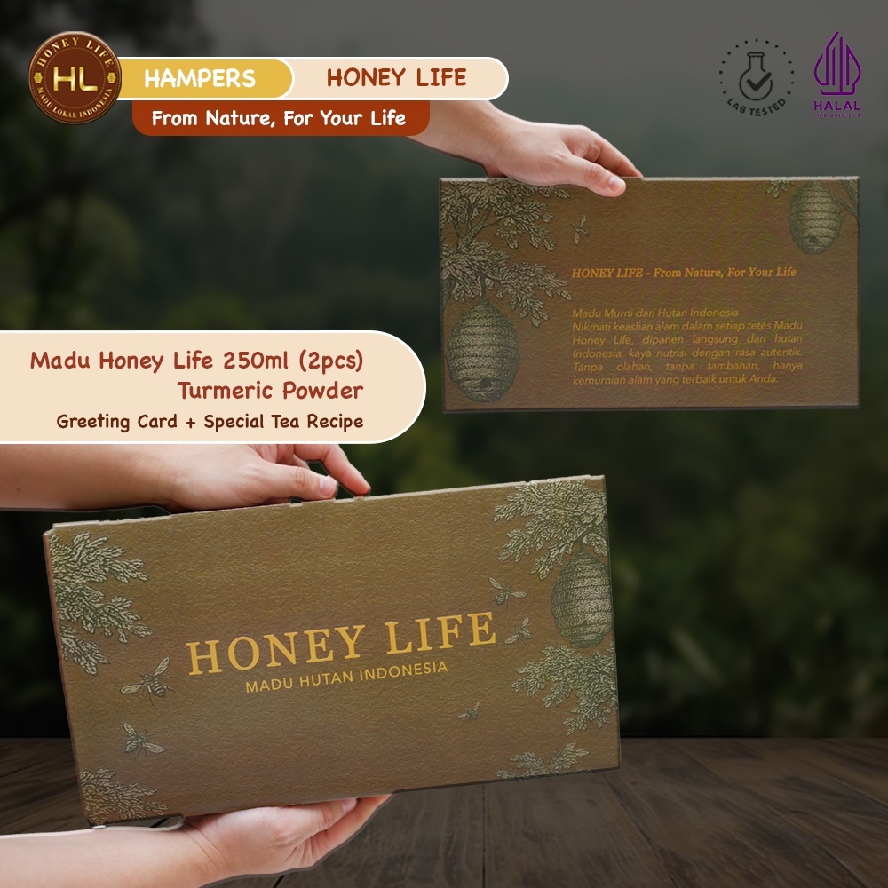 

Hampers Hadiah Sehat - Madu Hutan + bubuk kunyit | Kado Estetik 200k