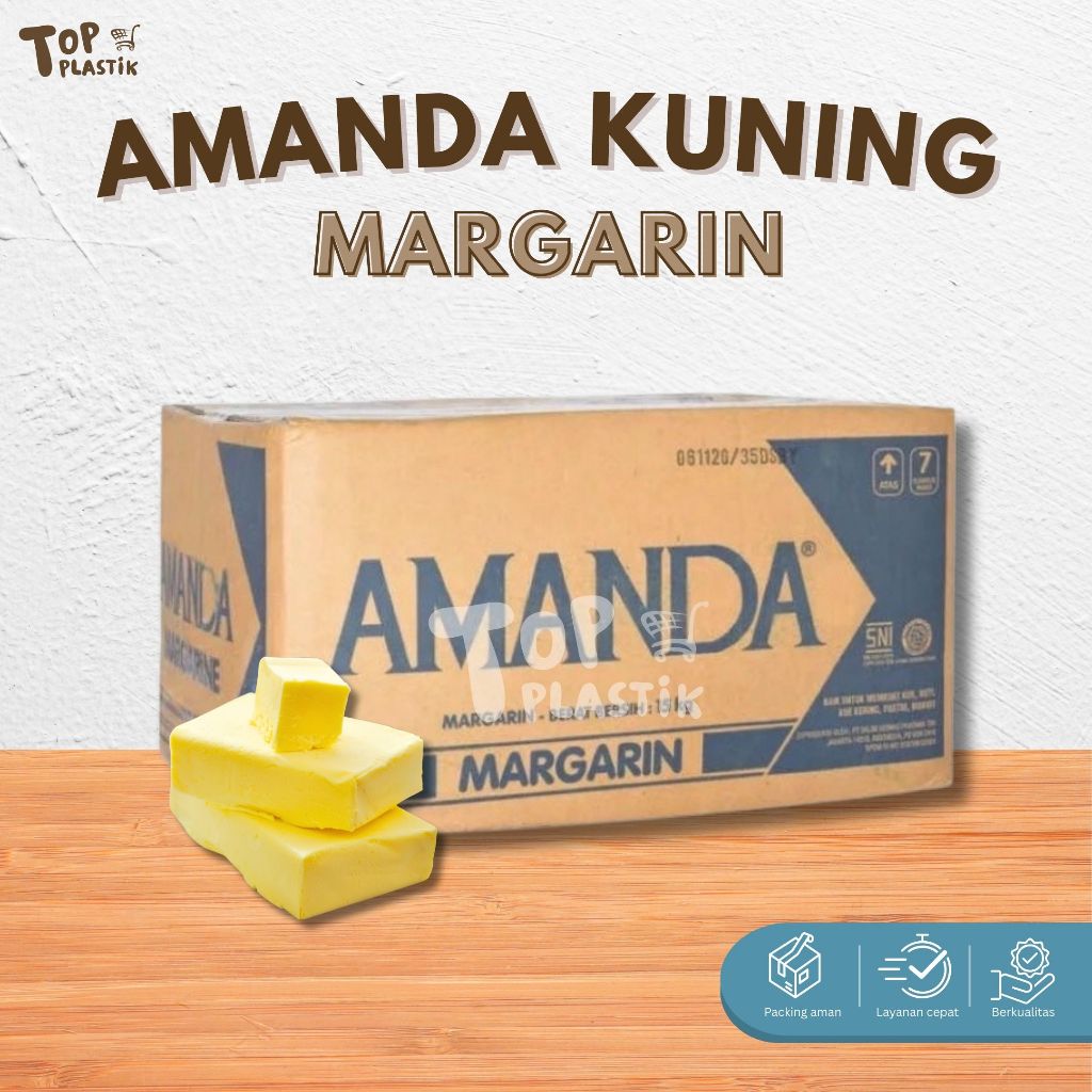 

Amanda margarin 500gr &250gr repack (kiloan)