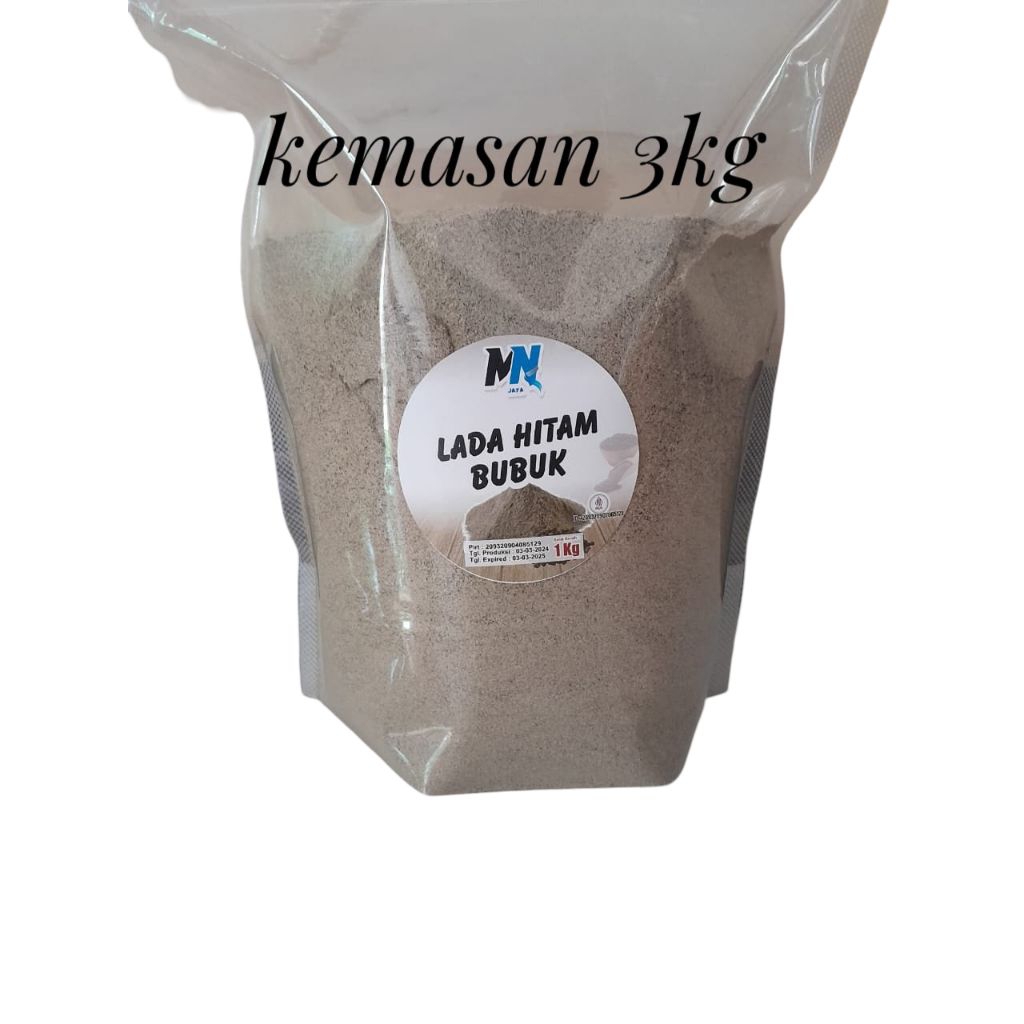 ( kemasan 3kg ) lada hitam / ladaku / lada