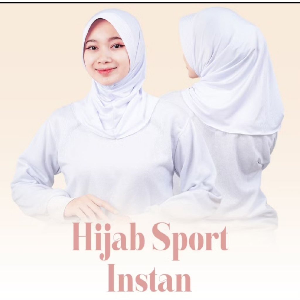 Jilbab sport pet besar / jilbab olahraga/ jilbab sekolah