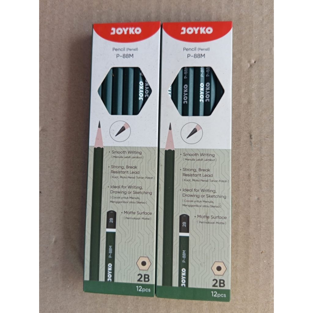 

(12pcs) PENSIL JOYKO/PENSIL TERMURAH/PENSIL 2B/PENSIL SEKOLAH/PENSIL P88M