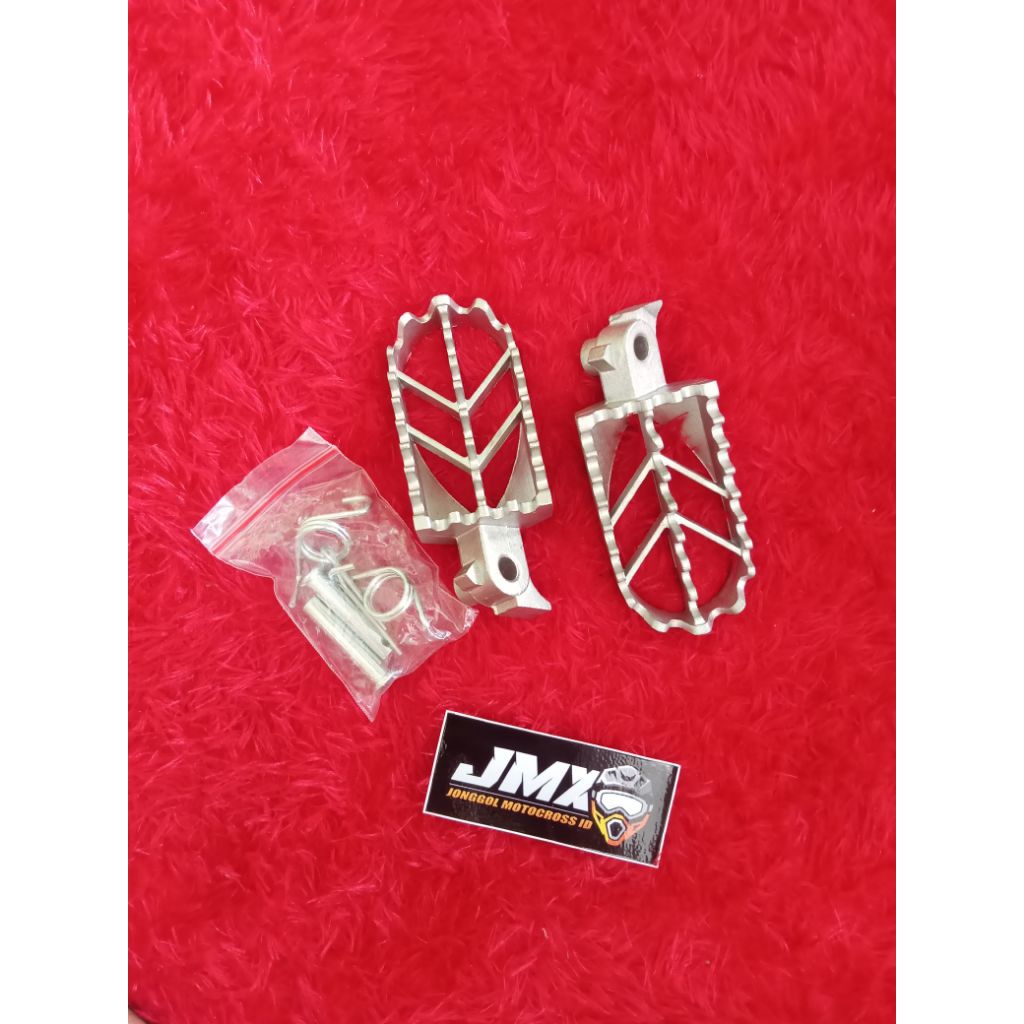 foot step trail bahan baja dural klx150 crf150 wr155