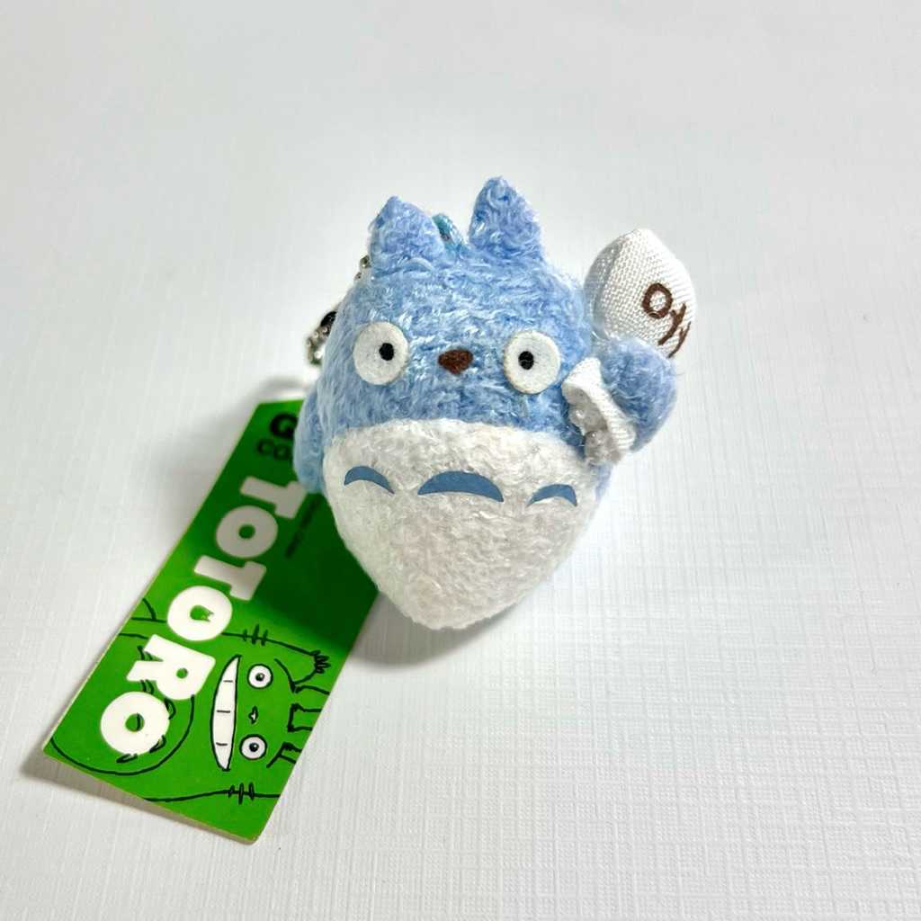 [ORIGINAL GHIBLI] mini totoro blue keychain gotochi studio ghibli trinket