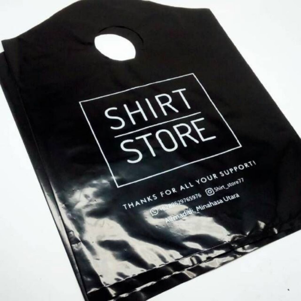 custom plastik PE GUNUNG plastik shoping