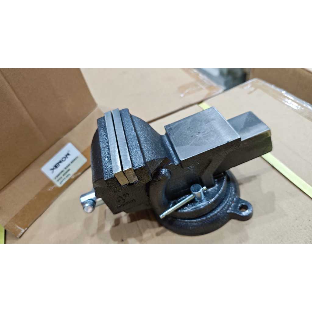 XENON ragum 4inch catok paron putar 4" tanggem meja klem penjepit tanggem bais